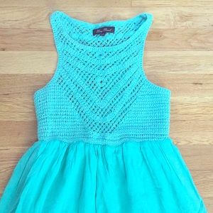Knit top dress